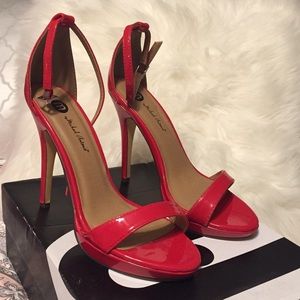 Red Patent High Heels